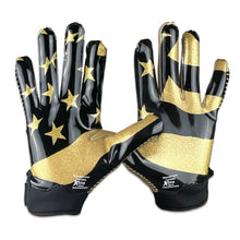 画像をギャラリービューアに読み込む, Battle | &quot;USA Glitter&quot; Palm Print Receiver Football Gloves
