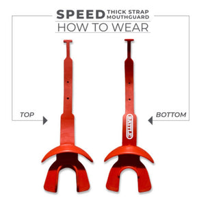 Battle |  Speed Football Mouthguard with Connected Thick Strap